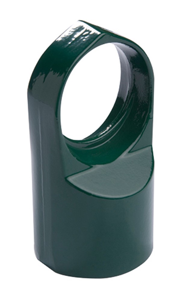 Doorvoerkop Palen 60/42mm Alum. Gelakt Ral 9005