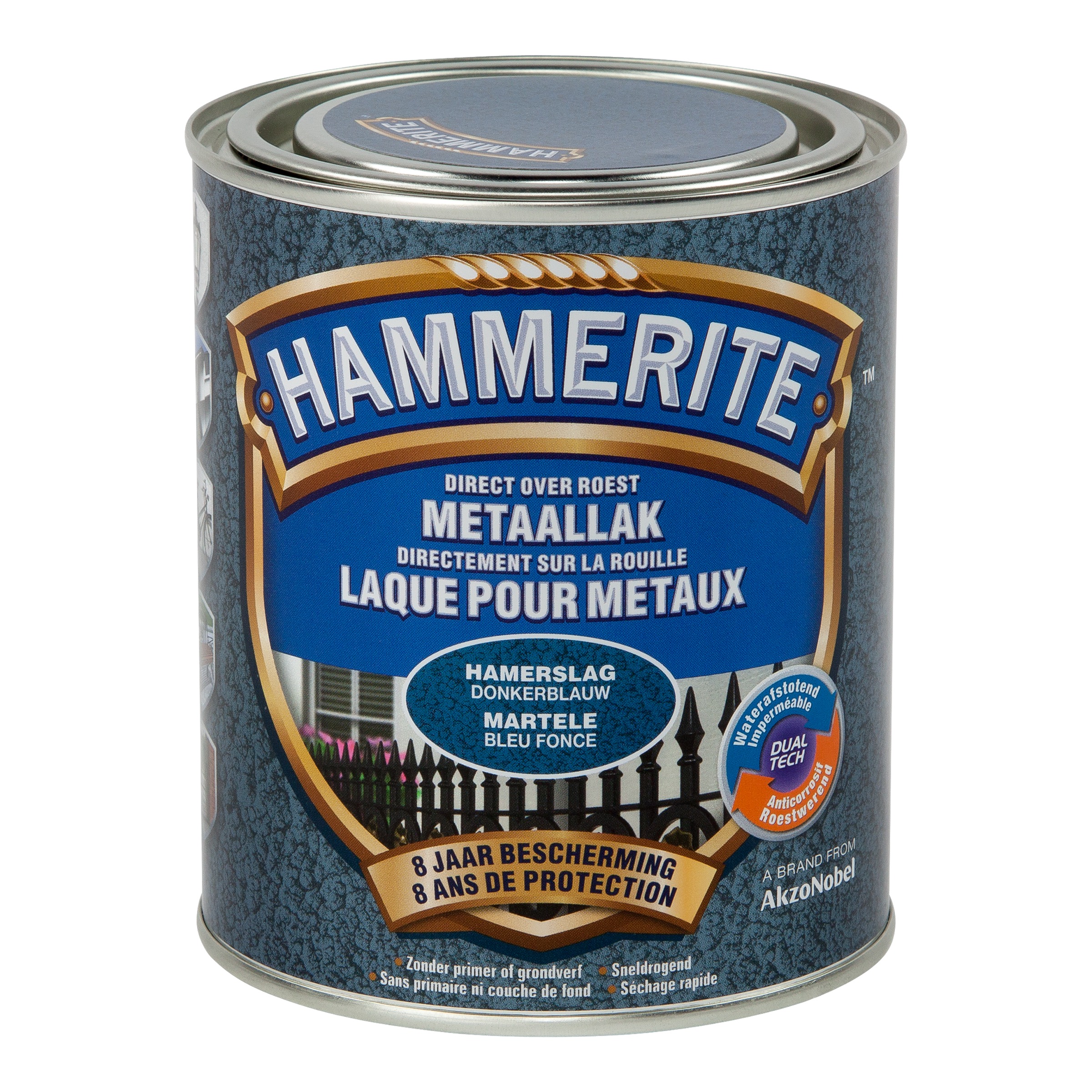 LAK HAMERSLAG DONKERBLAUW 750 ML
