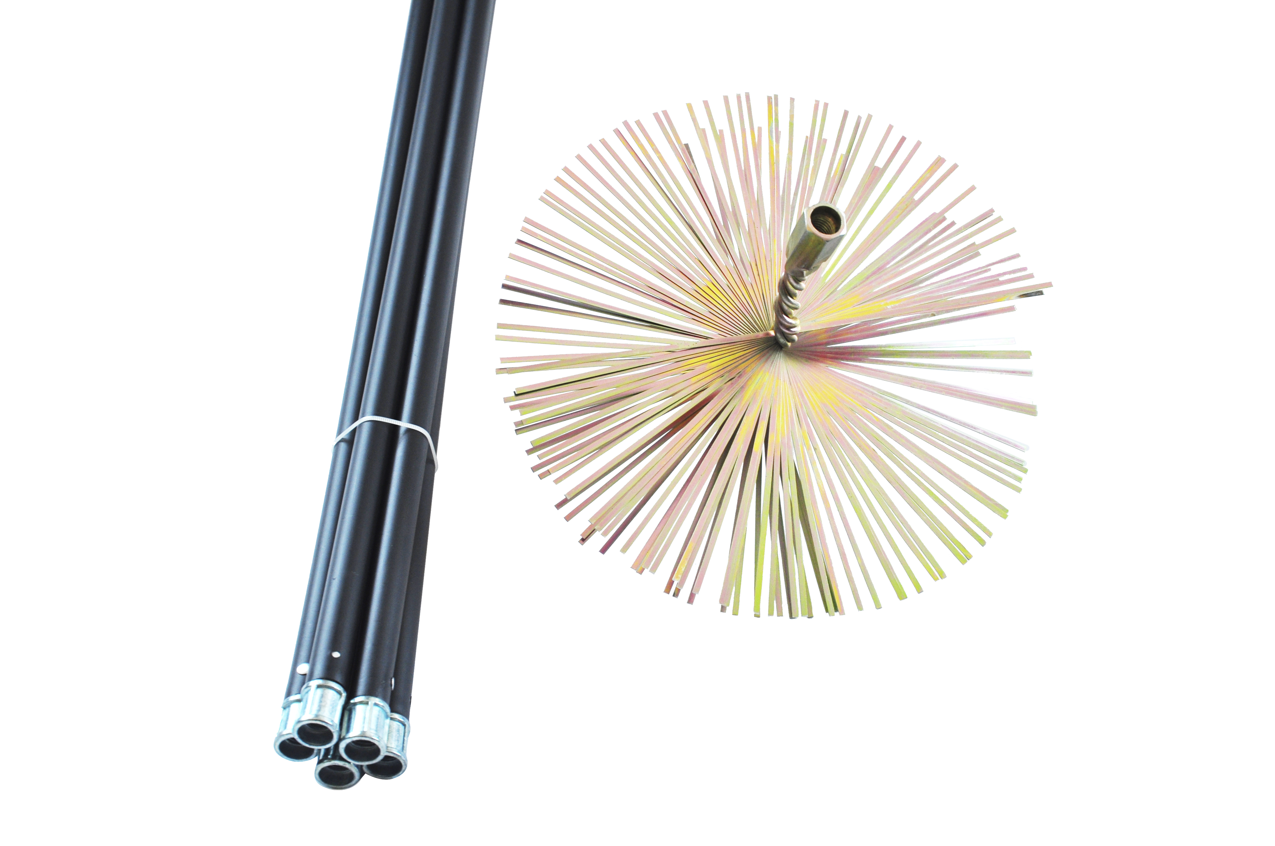 SET DE RAMONAGE BROSSE MÉTAL